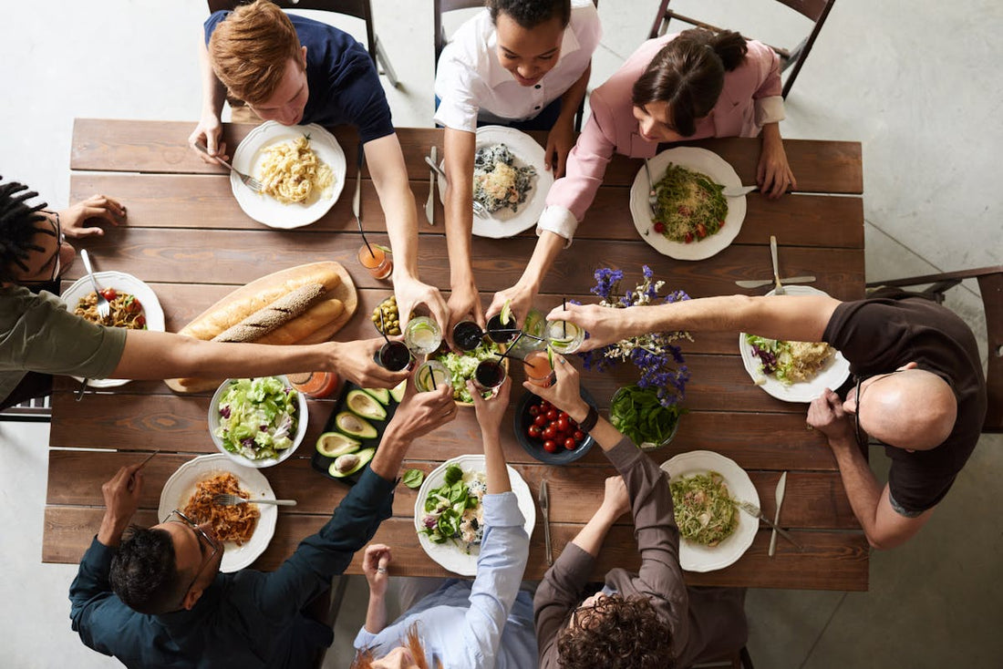 GLP-1 friendly meal prep with clean sauces on a table