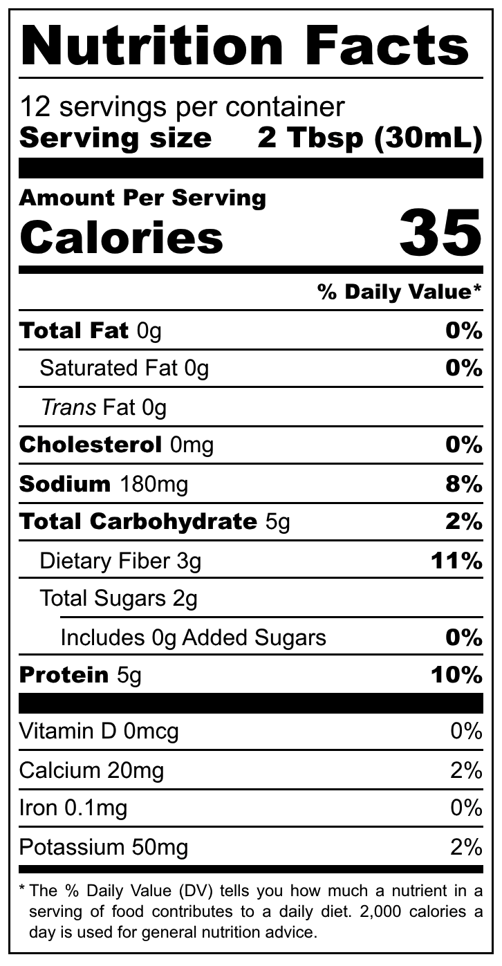 Tangy BBQ Protein + Fiber Dipping Sauce