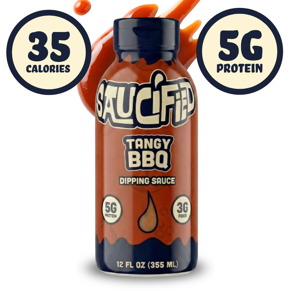 Tangy BBQ Protein and Fiber Dipping Sauce bottle