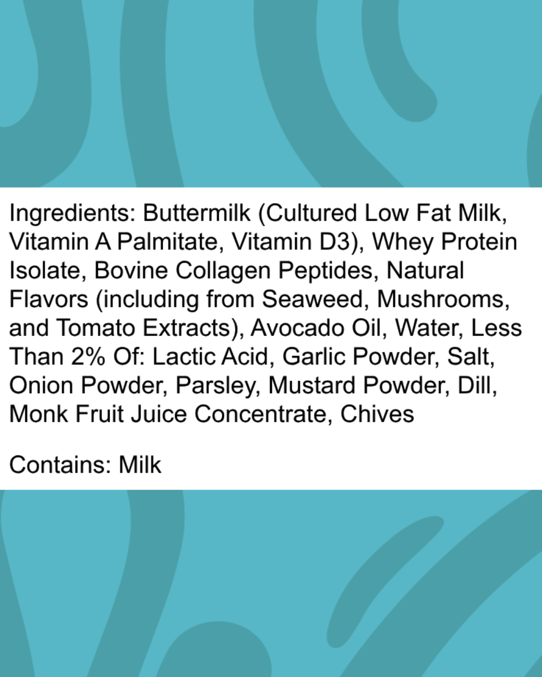 Classic Ranch Protein Dressing & Dipping Sauce