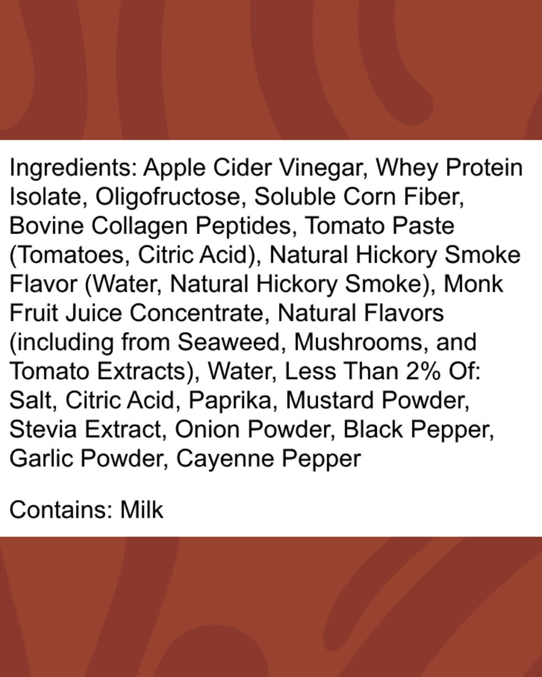 Tangy BBQ Protein + Fiber Dipping Sauce